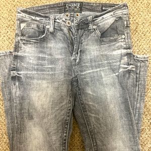 Buckle Savage 32r grey washed jeans buckle